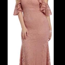 Windsor Blush Pink Lace Dress