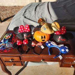 Disney Land Mickey Mouse Ears And Collection 