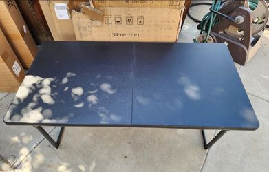 New never used 4" folding table with Adjustable height for Sale in Manteca