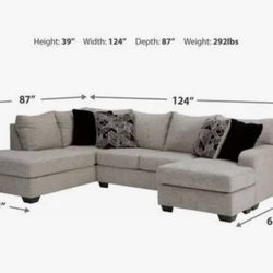 Used Living Room Sectional Couch. 