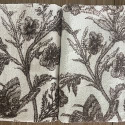 Vintage Utica by J L. Stevens Brown Butterfly Bath Towel Set Brown Butterflies