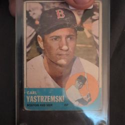 1963 Carl Yastrzemski Baseball Card