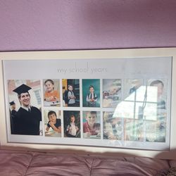 School year kindergarten to graduation frame