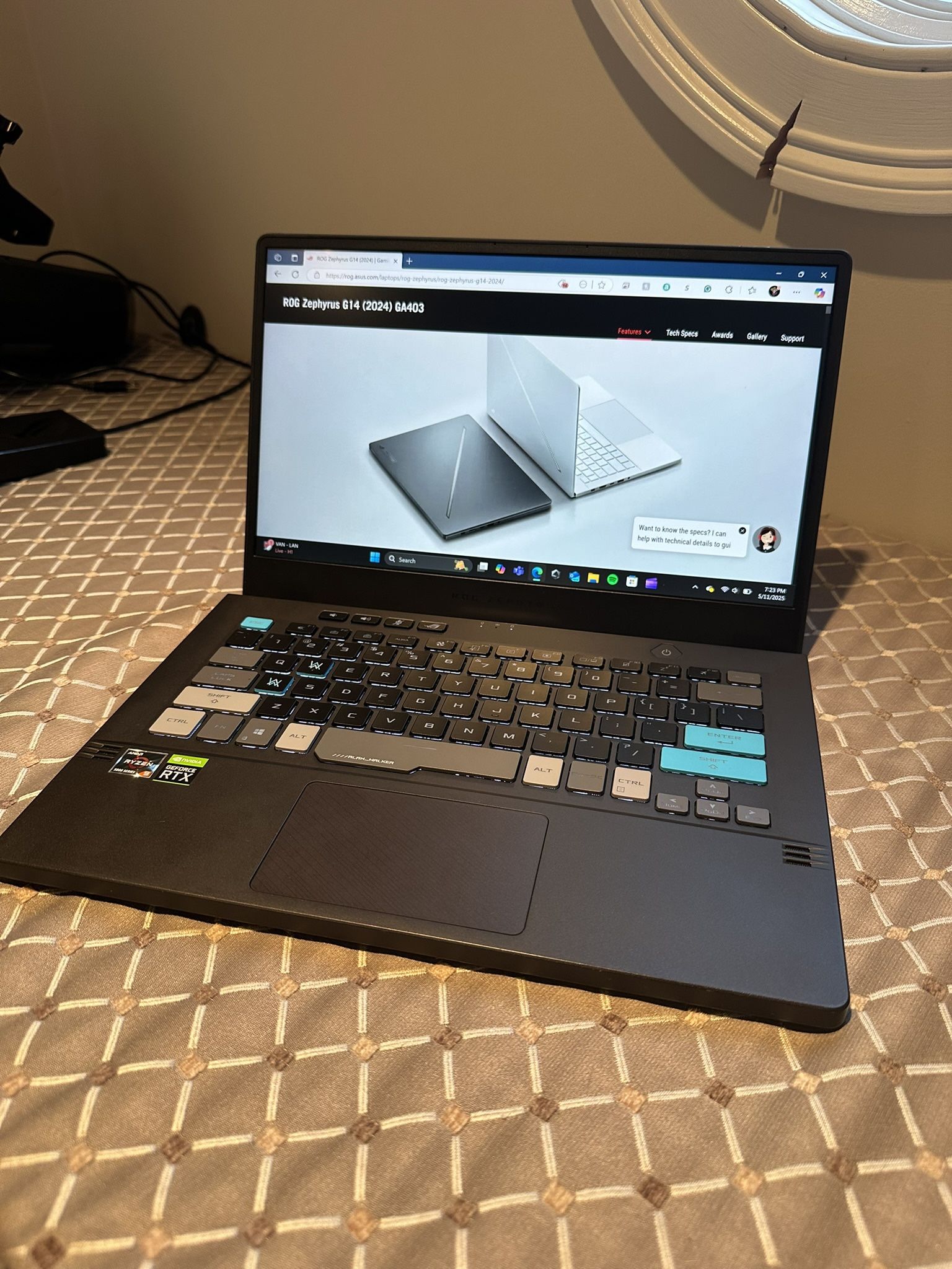 ROG Zephyrus G14 Gaming Laptop - Alan Walker Edition (RTX 3050Ti AMD Ryzen 9 5900 HS)