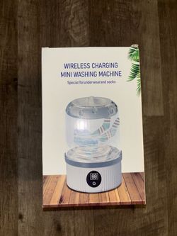 Wireless Charging Mini Washing Machine