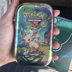 Prismatic Evolutions Mini Tin