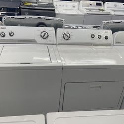 Whirlpool Washer And Dryer Set. 1 Year Warranty 