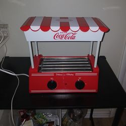 Nostalgia Coca Cola Hot Dog Roller And Bun Warmer