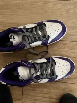 Nike Dunk Low White Purple Sneakers