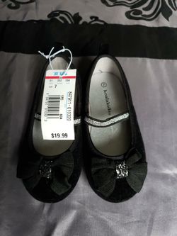 Girls Black Size 7 Shoes