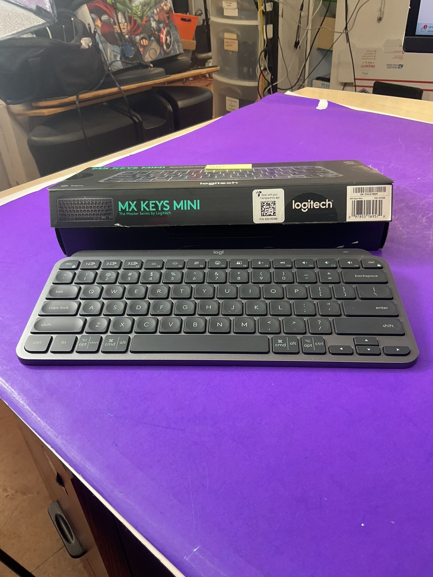 Logitech MX Keys Mini Wireless Keyboard – Master Series – Graphite