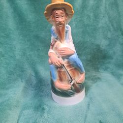 Vintage Stitzel Weller Moonshine Hillbilly Porcelain Decanter IL 1969