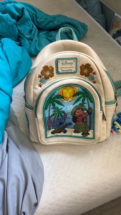 Stitch backpack and matching wallet