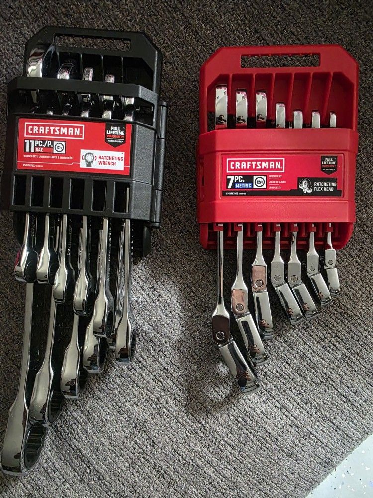 Craftsman Ratcheting 11 Pc - 7 Pc $100 Both Price Firm