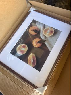 Solid Walnut Wood 12x16 Picture Frame for Wall Mount Display Walnut Wood Frame brand new