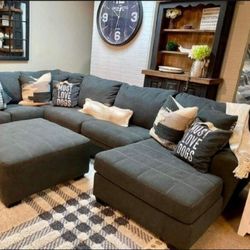 Brand New Ashley Couch 🛋️ Ambee Slate Sectional Oversized 