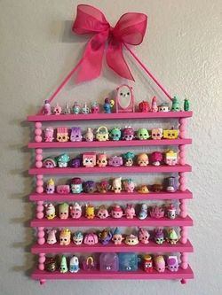 Wooden shopinks display rack custom made on order