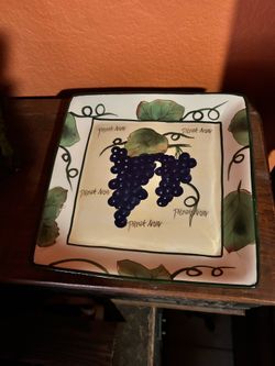 4 Bottle Wine Rack and Serving Platter