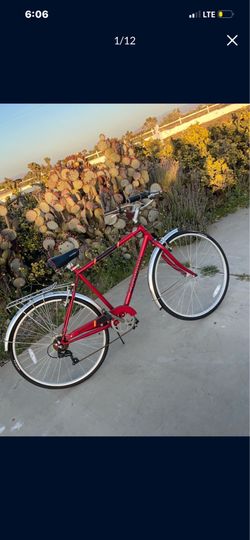 Vintage red swchinn bike