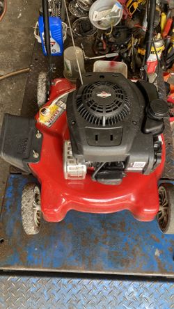 Try Bilt lawnmower it’s a push 21 inch cut like new ready to go new carburetor