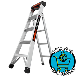 Little Giant King Kombo, 5 ft Aluminum Multi-Position Ladder