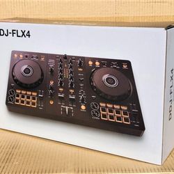 Pioneer DJ DDJ-FLX4 Rekordbox & Serato Controller Labtop Cellphone Tablet 2 Channel Mixer FLX4 🚨 Payment Options Available 🚨 No Credit Needed 🚨