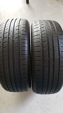 Land sport in good condition 2 tires 215 55 17 80% tread