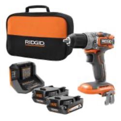 18V SubCompact Brushless 1/2 in. Hammer Drill Kit with (2) 2.0 Ah Batteries, Charger, and Bag