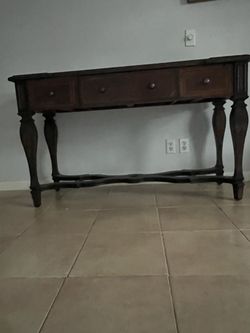 LONG CONSOLE  TABLE WITH DRAWERS