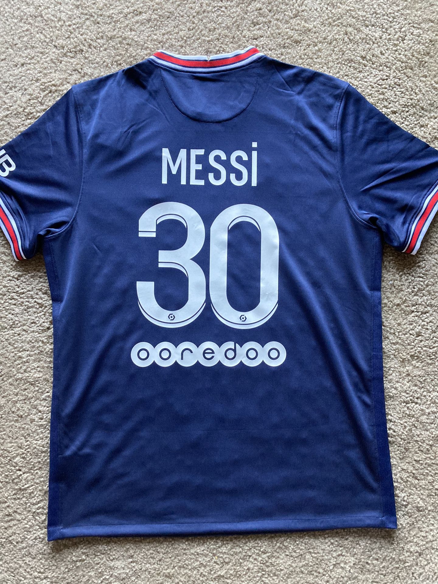 messi psg jersey youth large