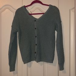 Knit Aqua Sweater