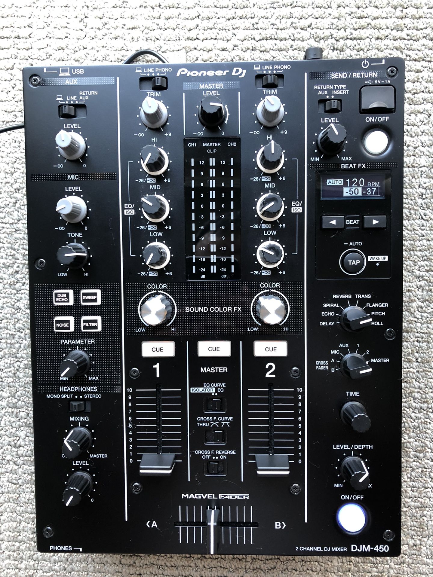 Pioneer DJM-450 2 Channel Mixer