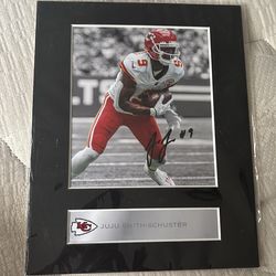 Juju smith Schuster autographed poster