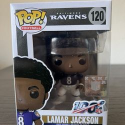 Lamar Jackson Baltimore Ravens Funko Pop #120 NFL Football 100 Years Sports Toys