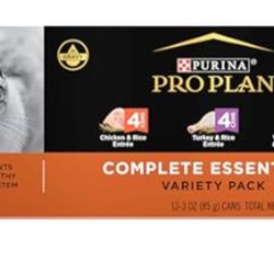 Nestle Purina Petcare 381023 36 oz Pro Plan Seafood Entrees Variety Pack (2 Pack of 12)
