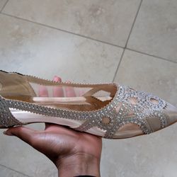 Size 12 Beige Flat Shoes