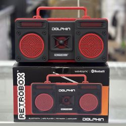  Portable Bluetooth Speaker w/ AM/FM Radio