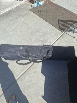 Pop up canopy in case.