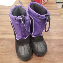 Sporto 9m Purple Black Girl Or Boy Snow Boots Only Used Once