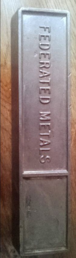 Federated Metals Ingot Bar