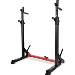 Barbell squat rack 