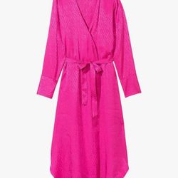 Victoria's Secret Icon Satin Long Robe, Women's Lingerie