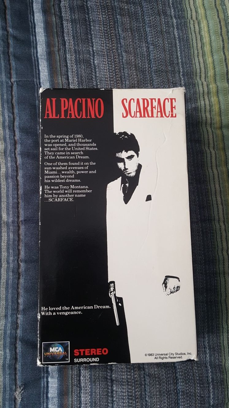 AlPacino Scarface VHS