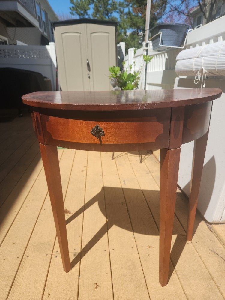 Demilune Console Table