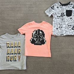 Star Wars Trio Boys Shirts