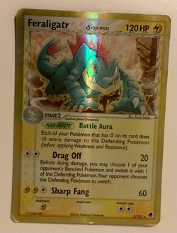 Feraligatr (Delta Species) Holo Rare Pokémon Dragon Frontiers MP