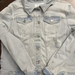 Time And Tru Girls Jean Jacket Size Xl 16-18