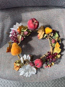 Fall Harvest Fruit Decorative Wreath