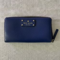 Kate Spade Blue Wallet