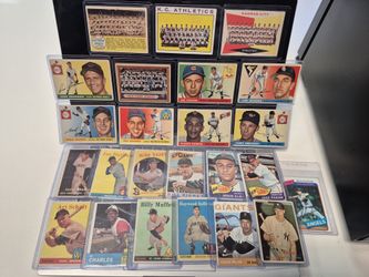 Vintage 1950's-1960's Baseball Card Collection 